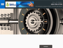 Tablet Screenshot of pinnaclelock.com